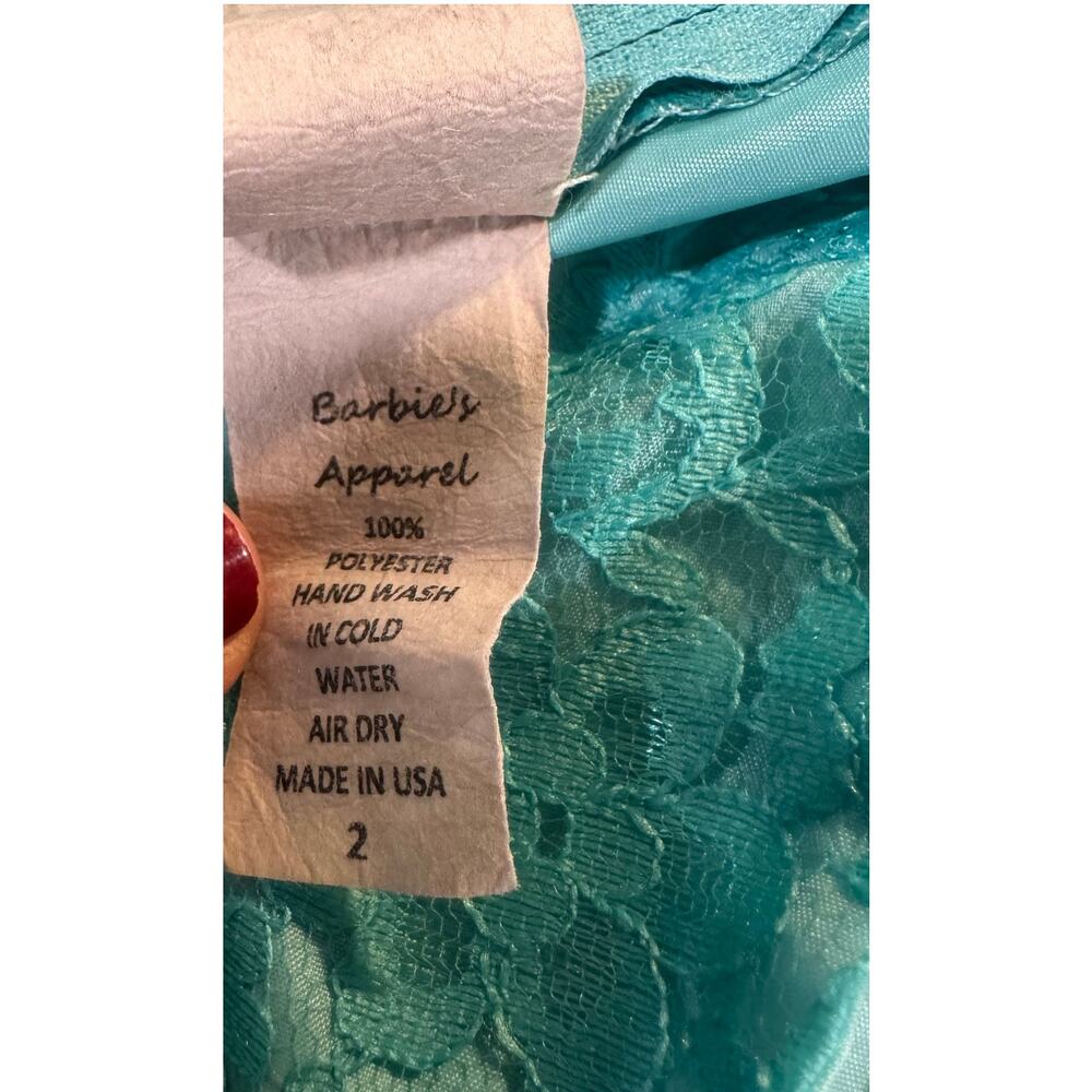 Barbie's Apparel Toddler 2 Formal Blue Dress - Picture 4 of 6